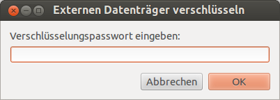 Verschlüsselungspasswort setzen